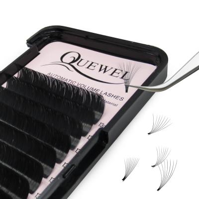 China Easy Fans and Savings Grafting Lash Beauty Supplies Easy Fan Lash Extensions Quewel Volume Wholesale Time Blooming Lash Extension for sale