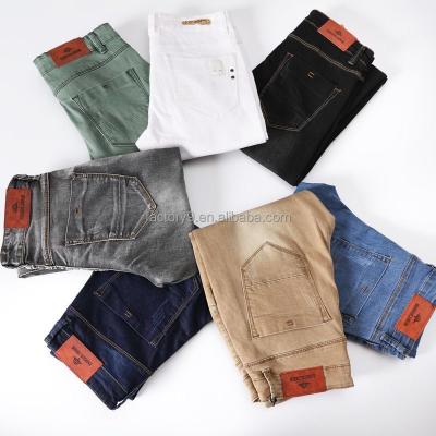 China Bulk sale QUICK DRY thin jeans boys stretch jeans factory price cheap mens jeans for sale