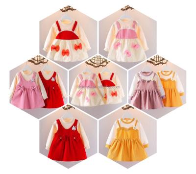 China Anti-wrinkle children's dress fashion baby dress shorts new sheath party Lovely Flower Girl princess formal dress for sale