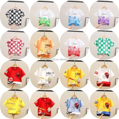 China Handsome Boy's T-shirt Anti-pilling Boy's T-shirt Cotton Summer Baby Clothes Half Sleeve Top Fashion Short Sleeve Boy's T-Shirt for sale