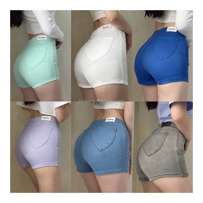 China New Anti-wrinkle summer jeans women's summer jeans shorts factory fresh spot beach shorts cheap wholesale for sale