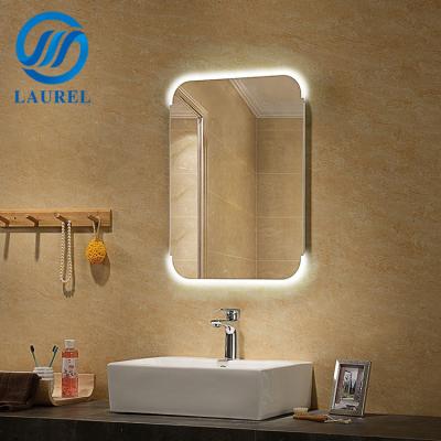 China Fashion Design Bathroom Magnifying Mirror With Led Lights for sale