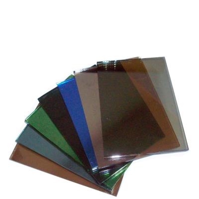 China Traditional Reflective Glass Sheet Price Square Meter For Partition Wall Glass for sale