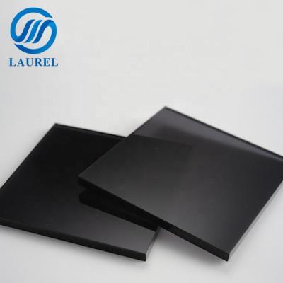 China Traditional 5mm Tinted Black Glass Colored Glass Sheets for sale