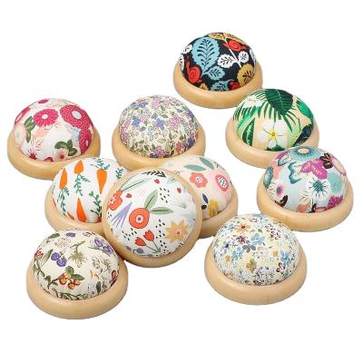 China Craft Needle Pin Cushion Holder Stitch Marker Machine Tool Sewing Accessories DIY Sewing Pin Cushion Home Sewing Tools Ball Shaped for sale