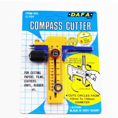 China Wholesale Adjustable Quick-change Compass Circle Cutter For Vinyl Rubber Paper Leather Tool for sale