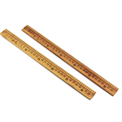 China Wholesale Durable And Cheap Custom Eco - Friendly Rulers Wooden Ruler For School And Office for sale