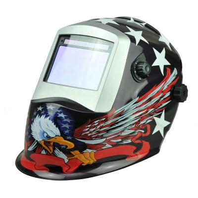 China Solar Power Factory Supply Nylon Welding Auto Darkening Helmet for sale