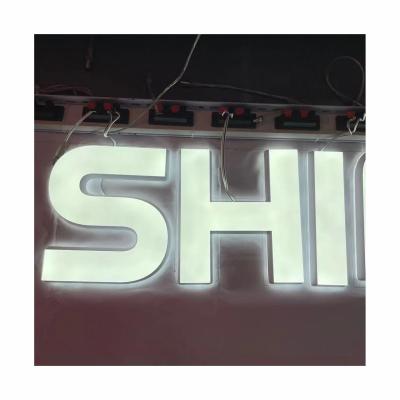 China Hot Selling 3D Buildings Led Illuminated Advertising Signage Acrylic Letters Sign For Wall Signage for sale