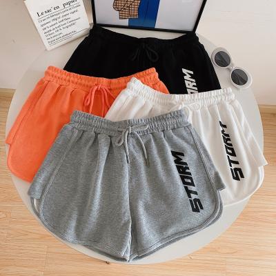 China New Fashion Summer Anti-wrinkle Running Shorts Cotton Custom Wholesale Breathable Sweat Absorbing Hot Shorts For Women for sale