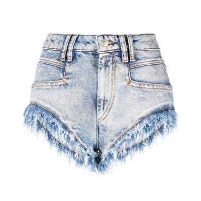 China Wholesale Breathable Summer High Waisted Lattice With Edges Women's Dinner Shorts Denim Shorts Jeans Denim Abbreviations for sale