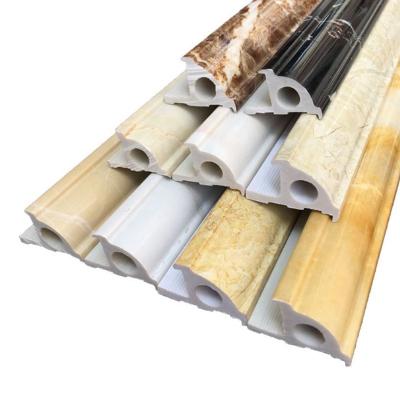 China Modern Hot Selling Eco-Friendly Marble PVC Tile Strips Ledge Stone Trim for sale