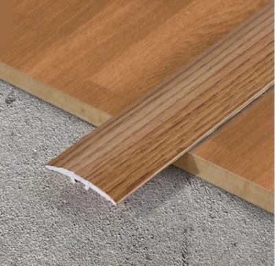 China Modern High Quality Wood Grain Strip Flooring Low Price Aluminum Floor Trim for sale