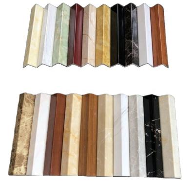 China Hot Sale Modern PVC Marble Wall Protector L Shaped Corner Guard for sale