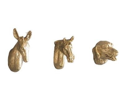 China Modern Low Price High Quality Animal Shaped Brass Cabinet Handle Knob for sale