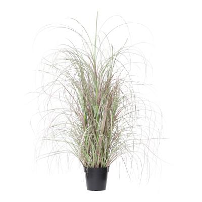 China Modern Office Decoration Artificial Weed Green Grass Planter Landscaping Ceramic Onion for sale