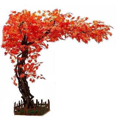 China Outdoor Indoor Decoration Make Plastic Artificial Fake Tree Artificial Maple Tree Large Artificial Maple Trees for sale