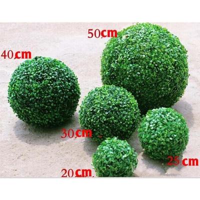 China Environmental Artificial Boxwood Ball / Trees Landscaping Artificial Grass For Green Grass Garden Ornaments for sale