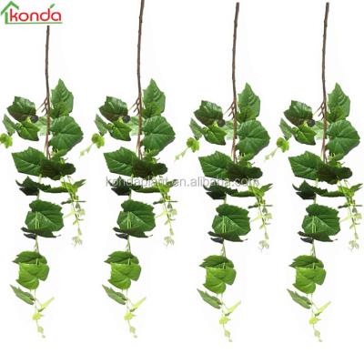 China kinds of ornamental plants artificial plastic ivy vines wall hanging artificial plant garden decortaion for sale