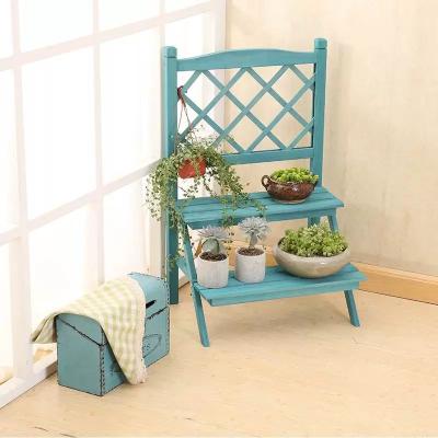 China 2023 Chinese Outdoor Multi-storey Balcony Stand Combination Garden Fir Flower Pot Stepped Stand Stand for sale