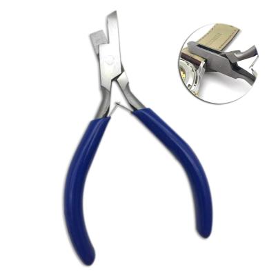 China Mouth-Cutting Pliers Punch Flange Watch Bracelet Cutter Pliers Hand Press Pliers Watch Belt Punch Rubber and Other DIY Tools for sale