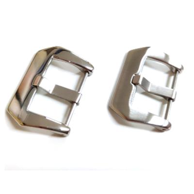 China High Quality Polished/Frosted 18/20/22mm Watch Stainless Steel Fanshion Clasp for sale