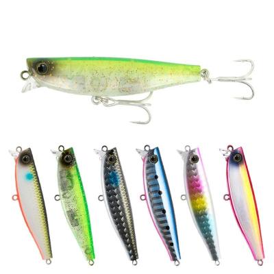 China ABS Plastic Jetshark 6cm Colors 10g 7 3D Eyes Bionic Sea Fish Baits Minnow Lure Sinking Fishing for sale