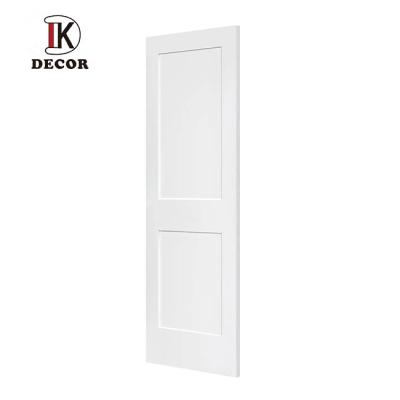 China American Construction Solid Wood Panel Shaker Style Barn Door Interior Doors 2 Decoration Supply for sale