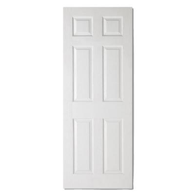 China Contemporary Cheap Price Prehung Wood Internal Door White Primer HDF Molded Doors With Door Frame for sale