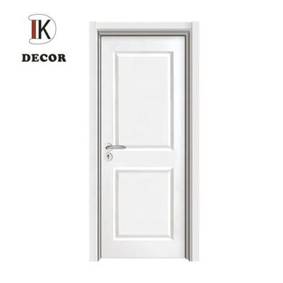 China Modern Interior Core 2 Hollow Panel HDF Molded Door With Door Frame for sale