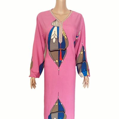 China Wholesale Breathable Luxurious Abaya Formal Dress High Quality Muslim Women Plus Size Long Sleeves Muslim Dress Midi Dress for sale