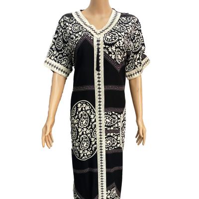 China Breathable Women Traditional Islamic Ethnic Prayer Clothing Muslim Abaya Dress for sale