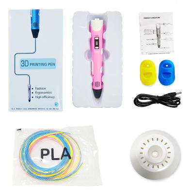 China Kids Drawing Multi Educational Toy High Temperature Free PLA Filament 3D Printing Pen Sets For Kids for sale