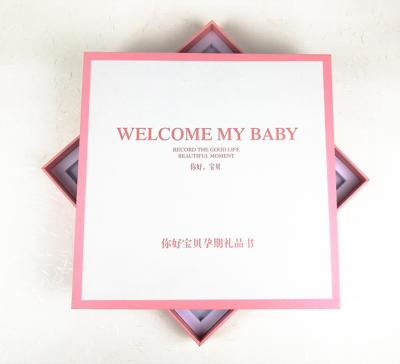 China Hot Sale Disposable Logo Paper Gift Packaging Boxes Custom Made For Baby for sale