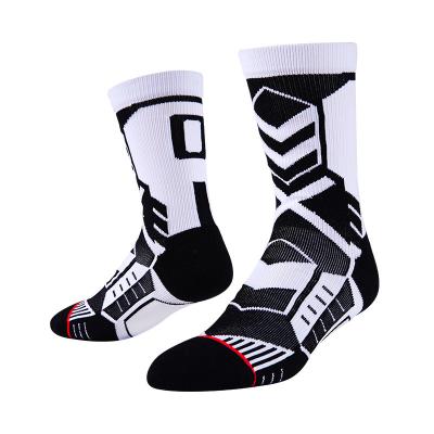 China Breathable Quick Dry Breathable Basketball Socks Knitted Socks Sports Cotton Custom Running Socks for sale