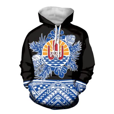 China 100% Customized Design High Quality Polynesian Tribal Casual Fashion Hawaii Style Men Hoodies Anti-wrinkle Fashion Casual for sale