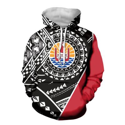 China Anti-Wrinkle No Basics New Arrival Minimal Hoodie Newcomer Polynesian Tribal Tattoos Design Hooded Sweatshirt for sale