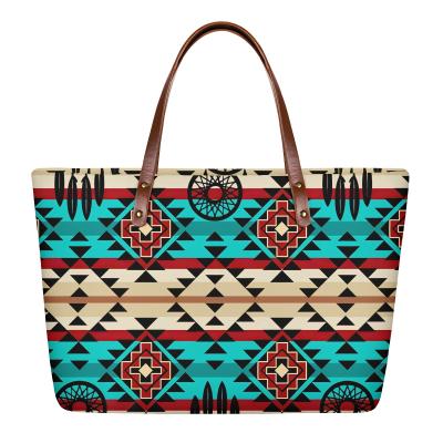 China High Capacity Super Aztec Classic High Quality Onlin Store Brand Women Waterproof Handbags One Shoulder Tote Bags for sale