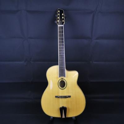 China Custom handmade gypsy maple jazz guitar for sale