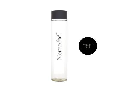 China Wholesale Custom Beverage Factory Logo Bulk Empty Cold Pressing Fruit Juice Milk Cold Brew Coffee Glass Voss Water Bottle for sale