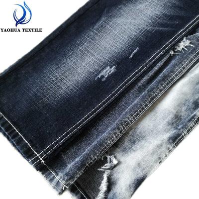 China Good Roving K997 Cotton Polyester Cross Waist Denim Fabric Shrink-Resistant Suppliers in Guangdong China for sale