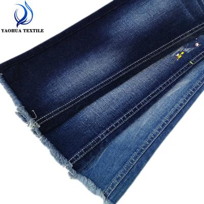 China High quality T8175 stretch cotton spandex indigo high quality yarn dyed fashion jeans denim fabric for sale