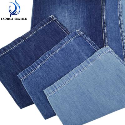 China Anti-Static Soft High Quality Thin Fabric K701 100% Cotton Denim Fabric Suppliers For Shirt for sale