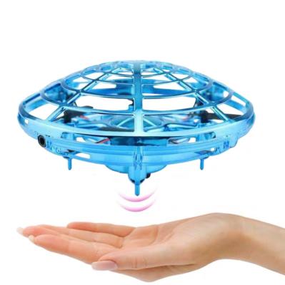 China Playing Mini Hand Flying UFO Anti-collision Hot Sales Hand Control Feeling Mini Electric Drone RC Smart Toy for Kids for sale