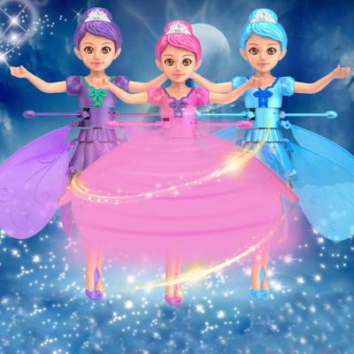 China Children's Induction Toy Gesture Game Sensing Airplanes Fairy Inductive Hand with Sensors Mini Flying Doll Toy Girls for sale