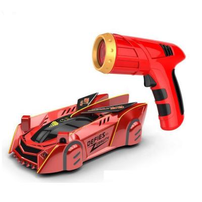 China RC Car Price Discount Good Follow Laser Light RC Car Gravity Laser Guided Wall Real Climbing Remote Control Racing Car Toys for sale