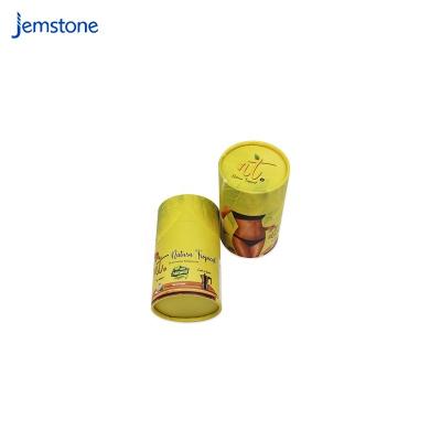 China Recycled Materials Food Grade Eco Friendly Custom Packaging Cardboard Kraft Paper Tubes For Vitamin for sale