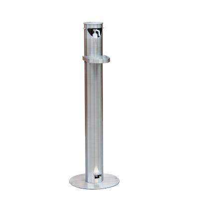 China Free Foam Soap Dispenser Stainless Steel Floor Stand Touch Foot Pedal Dispenser Sanitizer Dispenser for sale