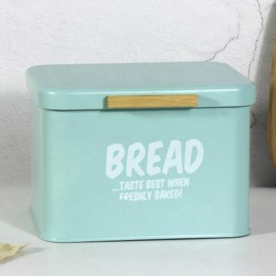 China Sustainable Kitchen Storage Box Container Metal Bread Box for sale