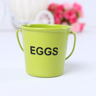 China Eco-Frendly Bucket Egg Cups, Colorful Galvanized Iron Gift Bucket, Wedding Bucket for sale